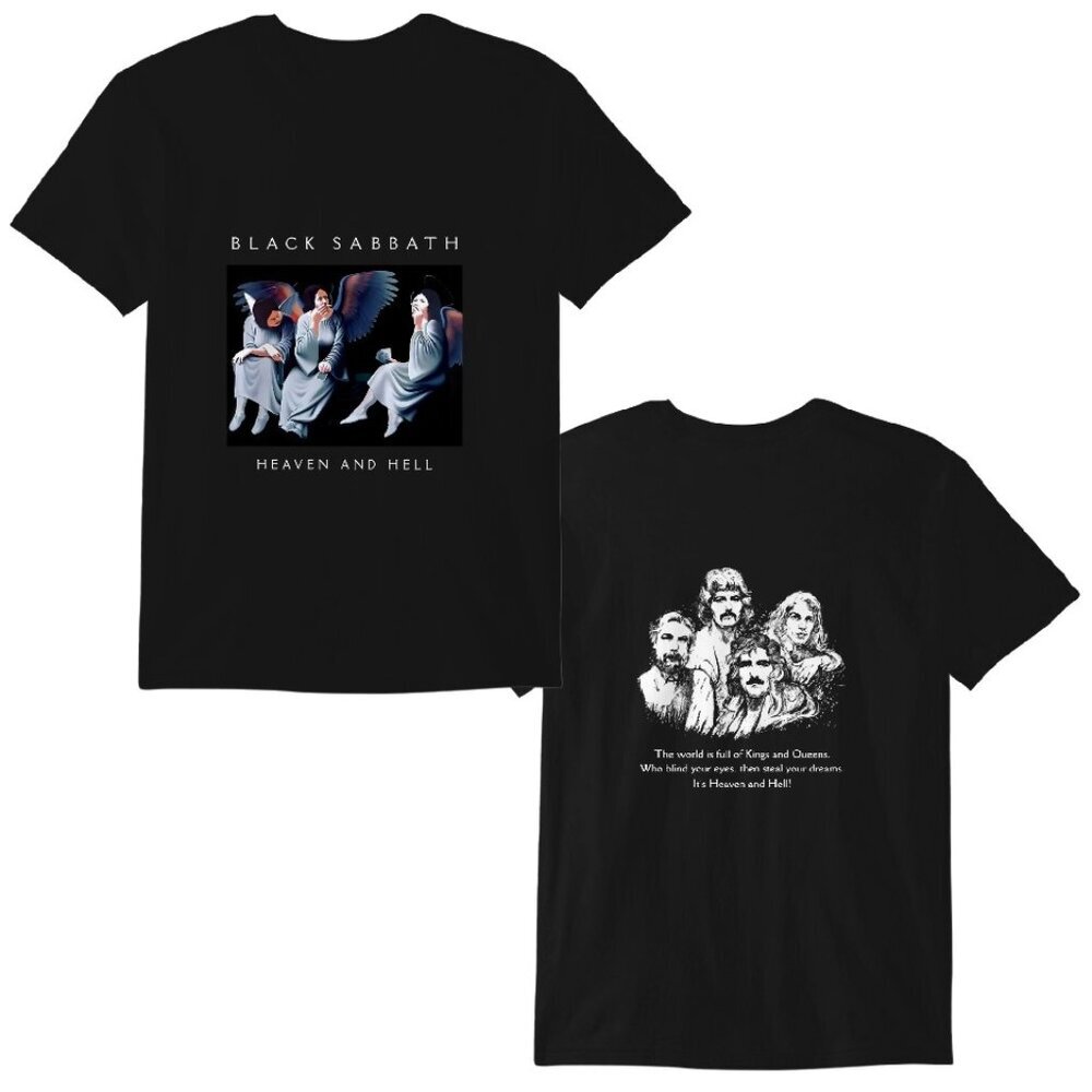Black Sabbath Heaven and Hell Black Unisex T-Shirt